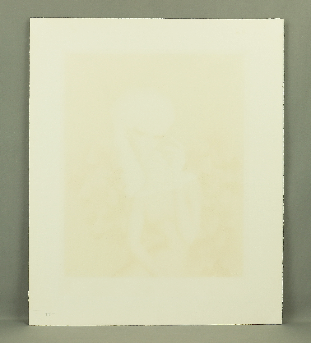 東郷青児 トランプ Seiji Togo 東郷青児 Togo Seiji (1897-1978) Japanese Lithograph 'FLEUR