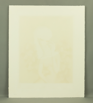東郷青児 Togo Seiji (1897-1978) Japanese Lithograph 'FLEUR