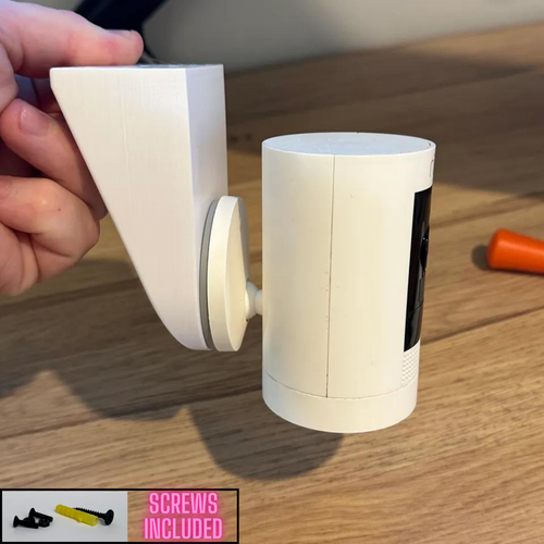 3D Printed Ring Stick Up Camera Ceiling Roof Mount Secure Your Space