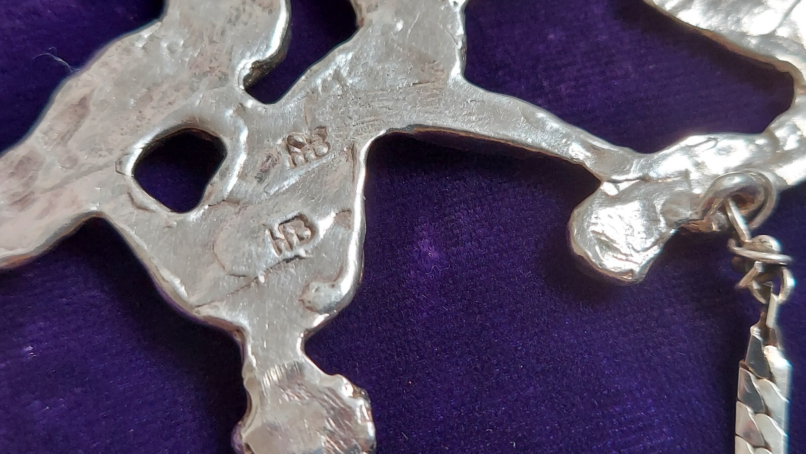 Large Heavy 925 Solid Silver Dancing Figures Snak… - image 5