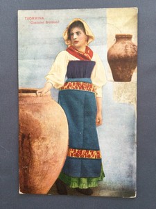 sicily sicilian postcard