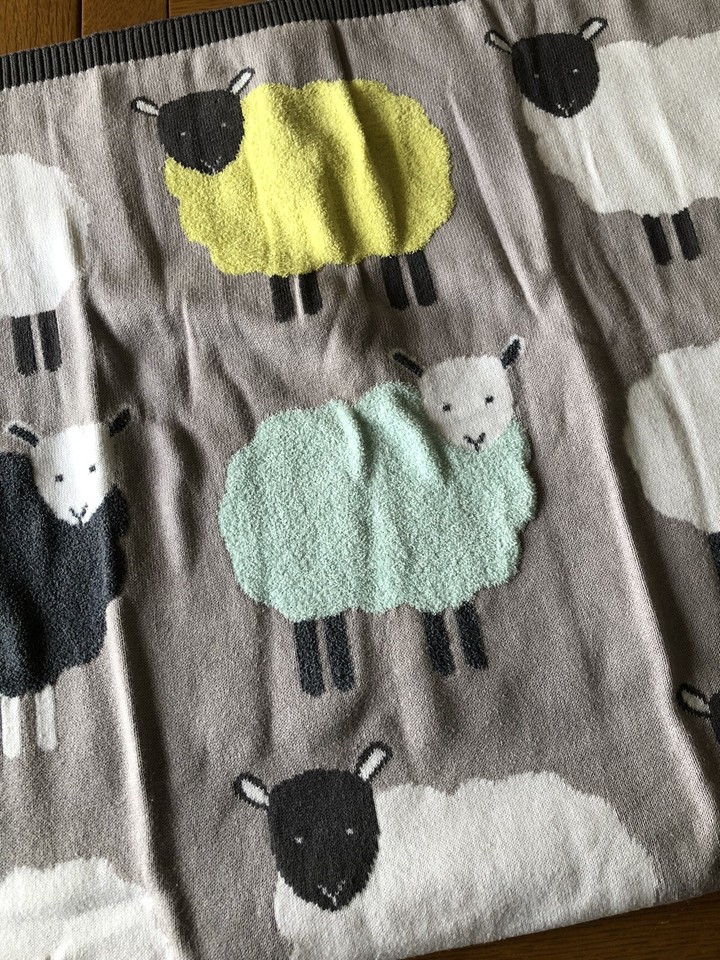 Baby Blanket, Sheep Pattern, Blanket, Bizzi Growin Blanket, eBay