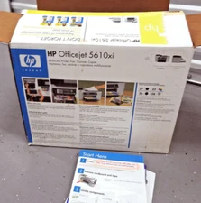 HP Officejet 5610xi All-In-One Print Copy Scan Fax Color Inkjet Printer