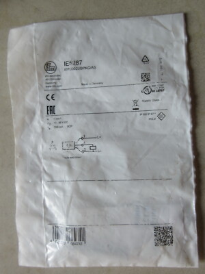 IFM IE5287 Inductive Sensor Threaded Type 10...36 DC PNP New