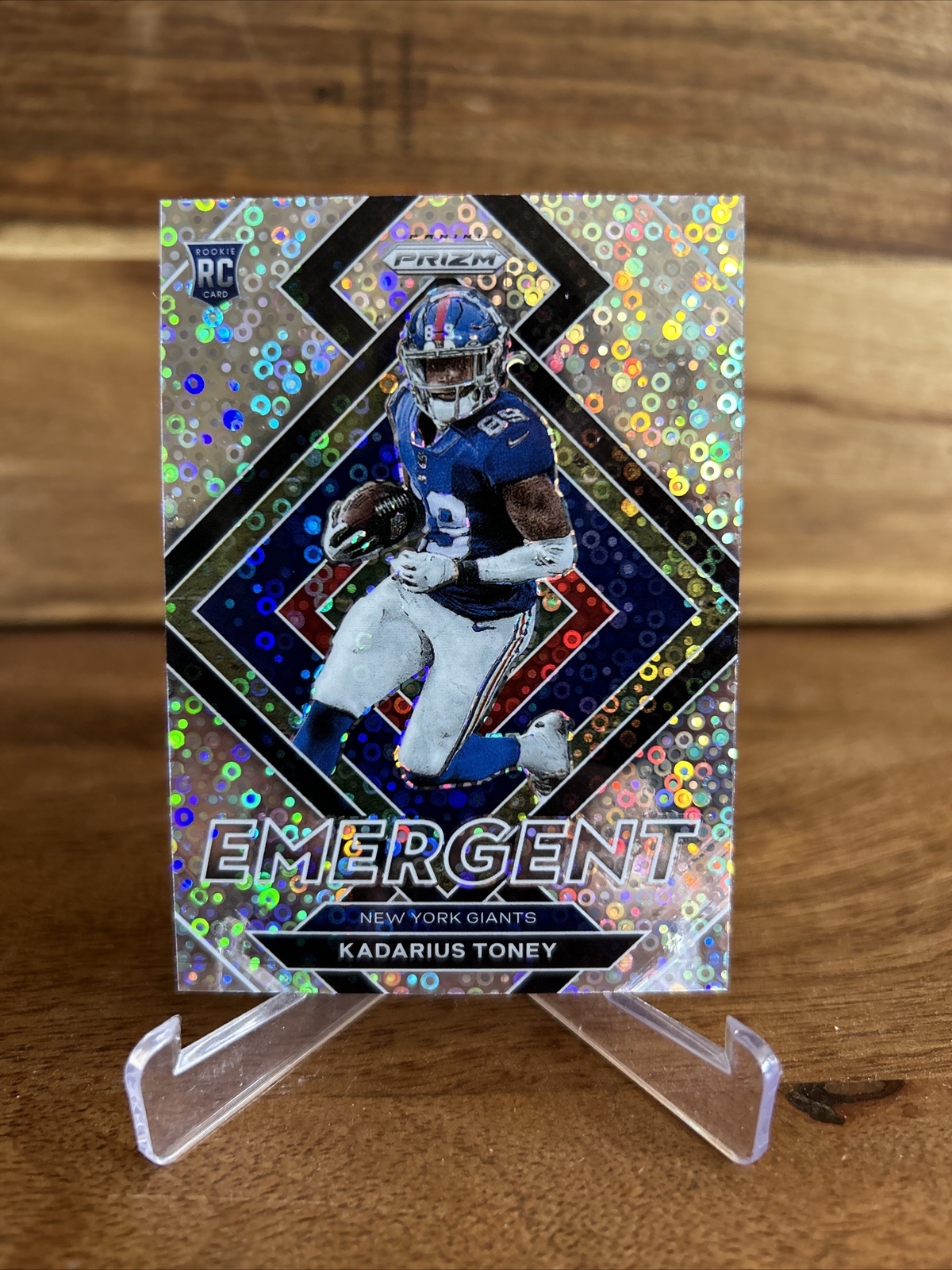 2021 Prizm Kadarius Toney Emergent No Huddle Disco Prizm Rookie #E-12 Giants