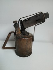 Vintage Blow Lamp torch Brass Blow Lamp Burmos Old Plumbers Tool
