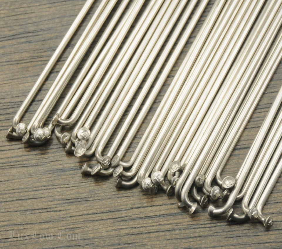 NOS DT Champion 15g 1.8mm RADIOS Y PEZONES Bicicleta de Carretera de Colección Rueda Bicicleta de Tour Foto 3 de 4