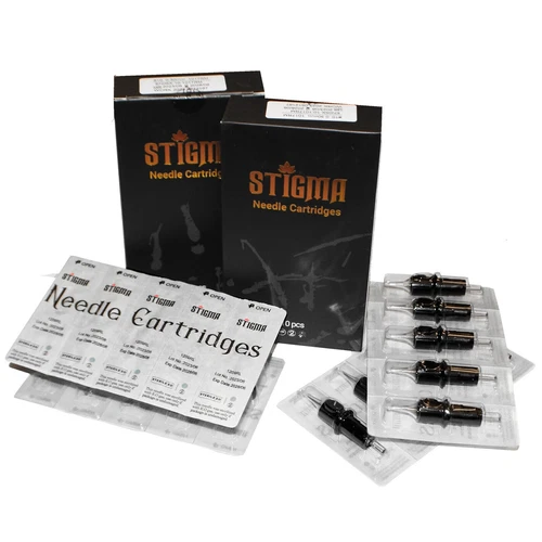 10 Pack Sterilized Disposable 3rd Gen Pro Cartridge Needles Tattoo #10 (30MM) - product listing photo