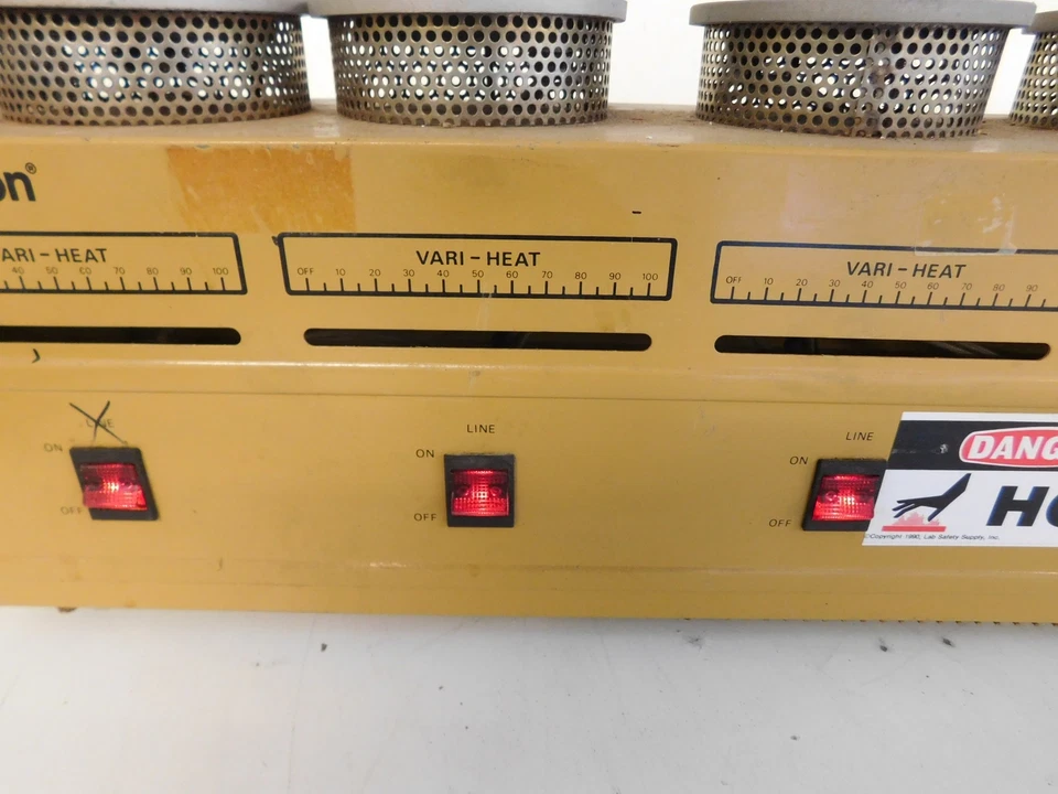 PRECISIÓN VARI-CALOR 6-PLACA CALIENTE QUEMADOR ESTACIÓN- modelo 65500 (LXJ25) Foto 4 de 4