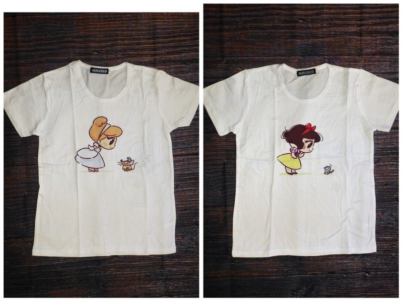 NEW Boutique Princess Cinderella Snow White Girls Short Sleeve Shirt Lot 6-7