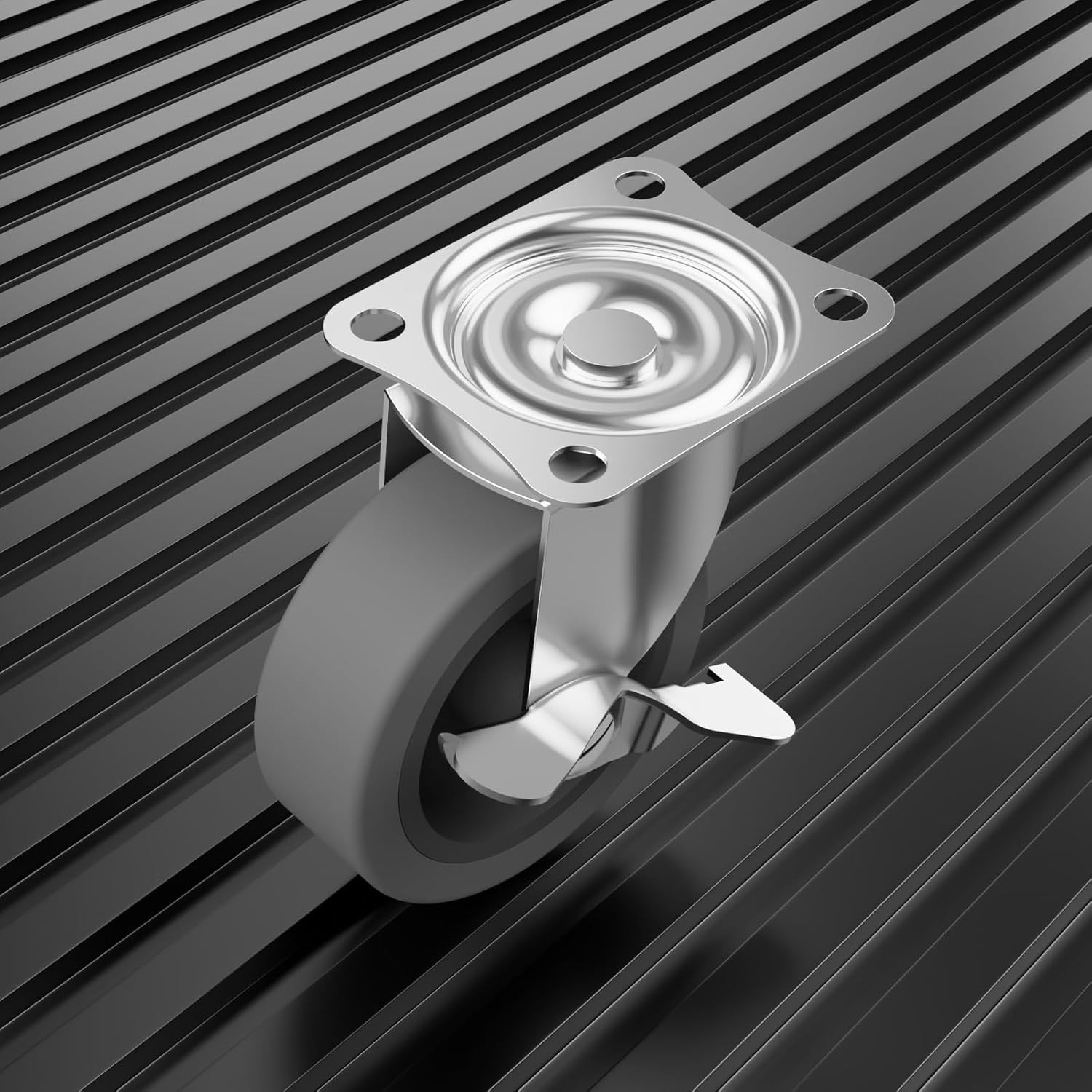 3 Inch Caster Wheels Casters Set of 4 Heavy Duty Casters with Brake Locking C