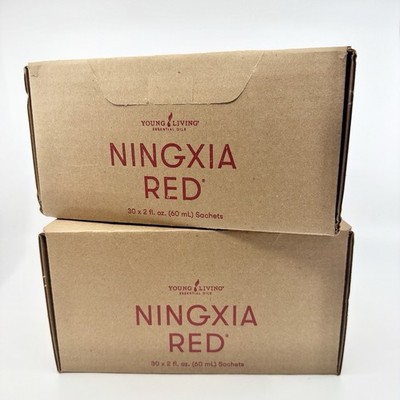 Young Living NingXia Red Mixed Fruit 2 PACK 60 Packets NEW SEALED EXP 04/28