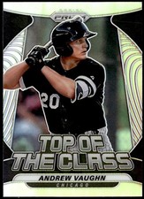 2020 Panini Prizm #TOC-3 Andrew Vaughn Top of The Class Silver Prizm E1