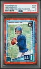 2025 PANINI DONRUSS OPTIC PREVIEW-RED PANDORA #400 JAXSON DART ROOKIE RC PSA 9
