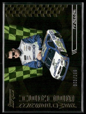 2017 Panini Torque #HH10 Ty Dillon Horsepower Heroes Gold #/199