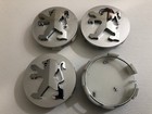 4x Peugeot Alloy Wheel Center Cap Hub Centre Cap Brand New 60mm Silver Chrome