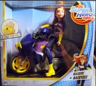 Dc Super Hero Girls Batcycle & Batgirl Bat Ring Set 12in Motorcycle Mattel New