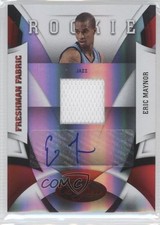 2009 Certified Freshman Fabric Signatures Mirror Red 20/100 Eric Maynor Auto 0b2