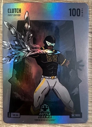 CLUTCH (ANDREW McCUTCHEN) 2025 BO JACKSON BATTLE ARENA SILVER STEEL FOIL #SBF-44