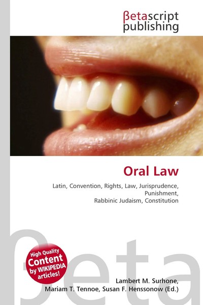 Lambert M. Surhone (U. A.) | Oral Law | Taschenbuch | Englisch (2026)-image
