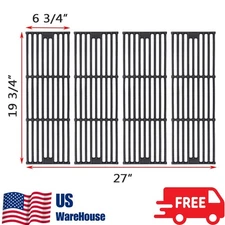 Cooking Grid Grates Replacement for Chargriller, 4pcs, (19 3/4" x 6 3/4" Each)