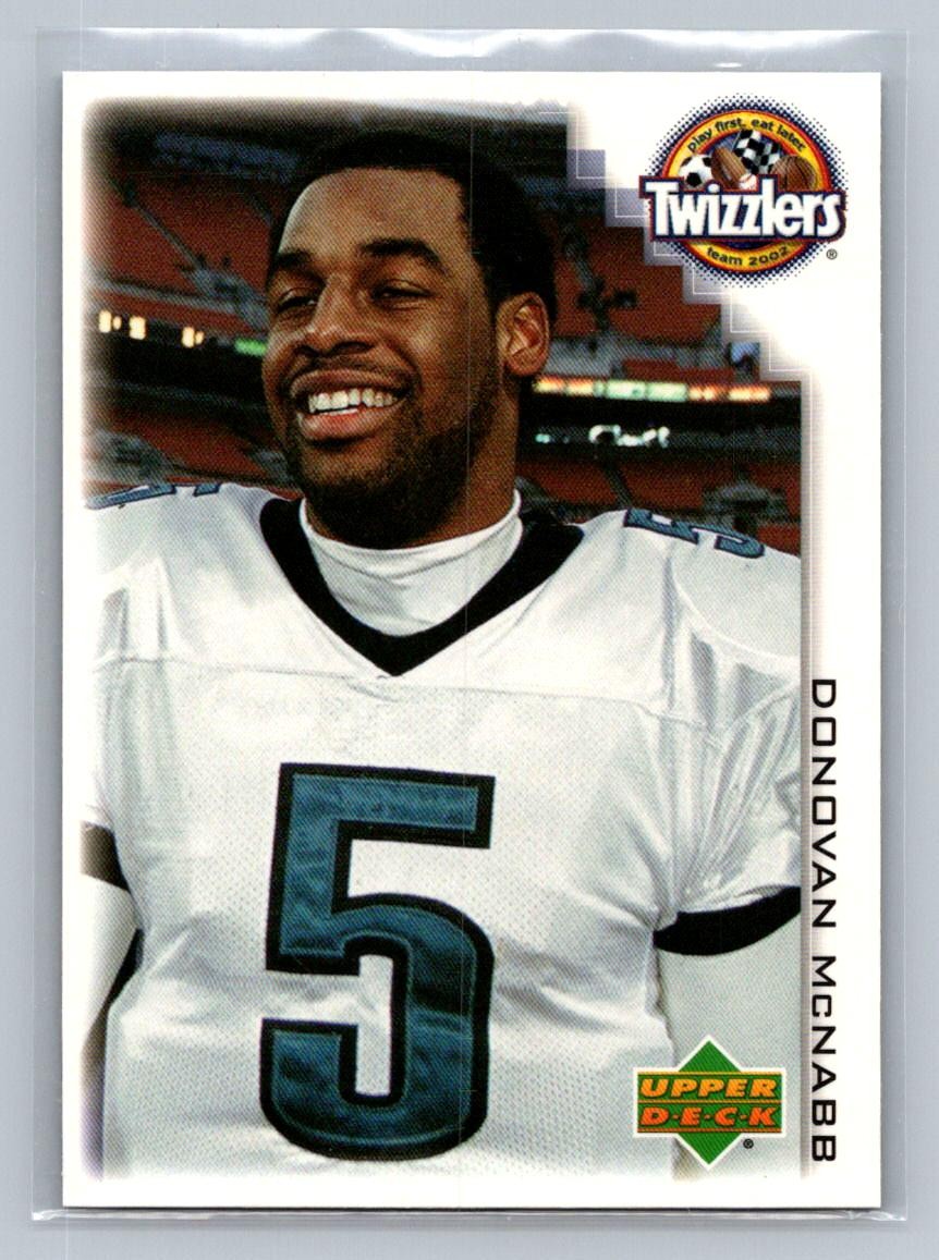 2002 Upper Deck Twizzlers Donovan McNabb #7 Philadelphia Eagles
