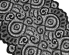 5 Yards Elastic Stretchy Lace Ribbon Vintage Solid Lace Trim Fabric for Bridal W