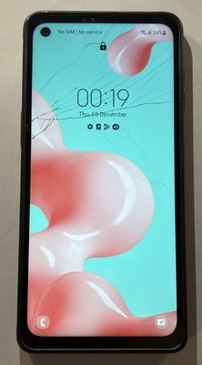 Samsung Galaxy XCover Pro 64GB Schwarz Entsperrt ''Funktioniert gesprungener Zustand''