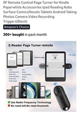 RF Remote Control Page Turner for Kindle Paperwhite Accessories Ipad Reading...