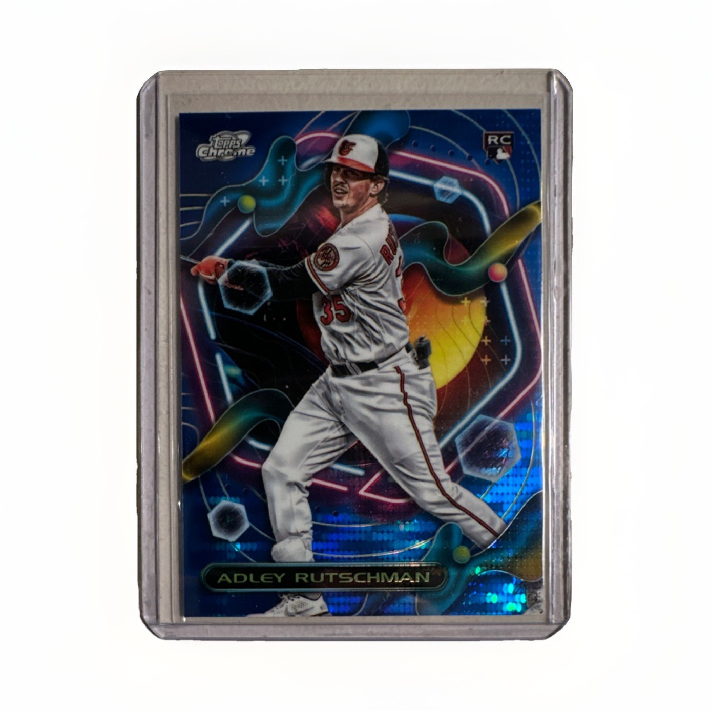 Topps 2023 Cosmic Chrome Adley Rutschman 35 Blue Moon Refractor Rookie #99/99
