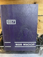 WAR WHOOP 1957 YEARBOOK PORT NECHES HIGH SCHOOL PORT NECHES TEXAS