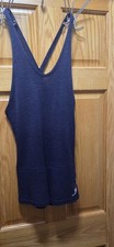 Antique 1920s Jantzen Blue Wool Knit One Piece Swim Suit Bathing Suit RACERBACK