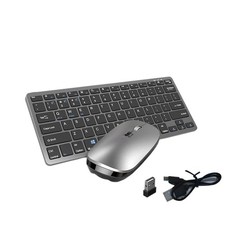 Keyboard and Mouse Kit Rechargeable 2.4G Bluetooth Combination Keys for9670