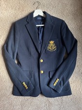 Polo Ralph Lauren Navy Blue Crest Blazer