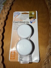 2 Pack Mommy's Helper Curtain and Accordion Blind Cord Wind Up White Baby Proof