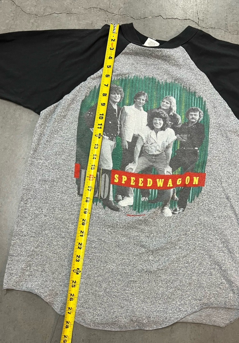 Vintage REO Speedwagon Wheels Are Tourin' 84 85 3/4 Sleeve Raglan