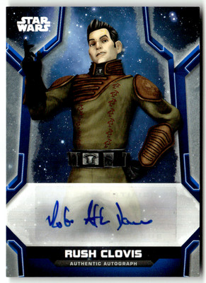 Topps 2025 Star Wars No. A-RAD Robin Atkin Downes as Rush Clovis Auto 40/50