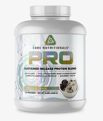 PROTEIN 5LBS - Core Nutritionals Pro - Cookies N  Cream EX 08/25
