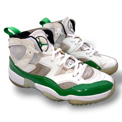 Nike Air Jordan Jumpman Two Trey White Lucky Green Mens Size 10.5 Sneakers
