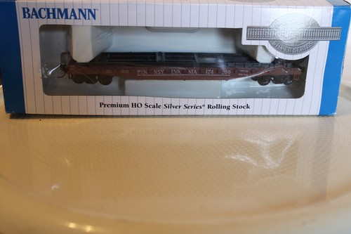 Coche plano Bachmann escala HO 50', Pennsylvania, marrón #474200 - 17314 | Condition: New