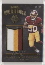 2017 Panini Majestic Unsung Warriors Materials Gold 42/75 Jamison Crowder fl4