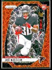 2024 Panini Prizm #342 Jase McClellan Lazer Atlanta Falcons