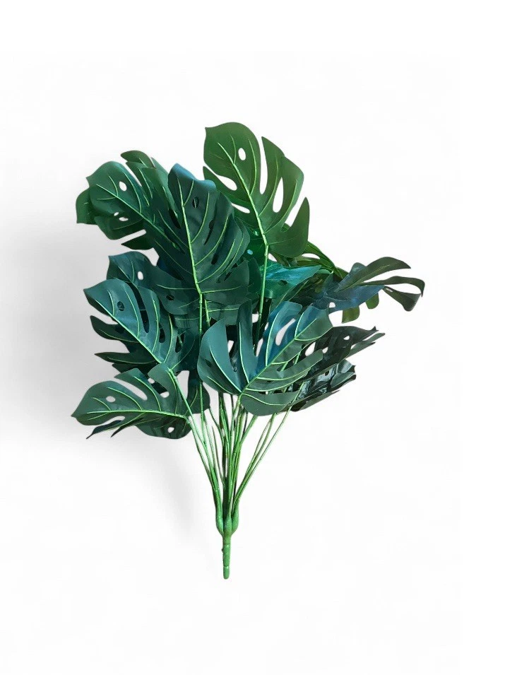 Árbol Dieffenbachia artificial verde y blanco Vickerman Everyday 40" de alto Foto 3 de 4