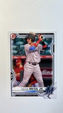 2021 Bowman Draft Prospect Victor Mesa Jr #BD-122 Miami Marlins