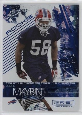 2009 Donruss Rookies & Stars Longevity Rookie Sapphire 72/75 Aaron Maybin RC 9ty