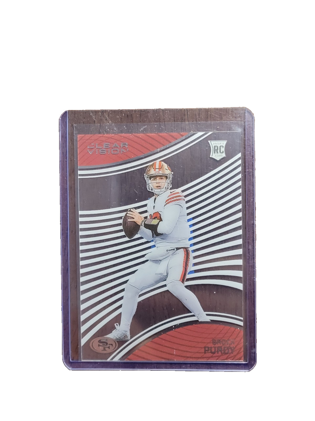 Brock Purdy Panini Chronicles Clear Vision Rookies #CVR8 Base