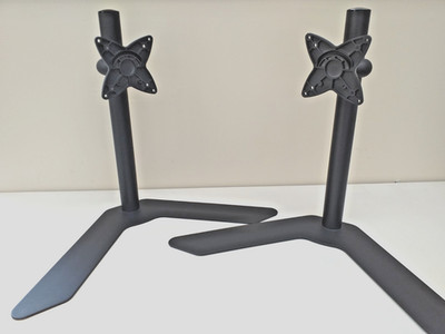 Two (2) Free Standing Monitor Desk Mounts (Mount-It! Single Monitor Stand) 