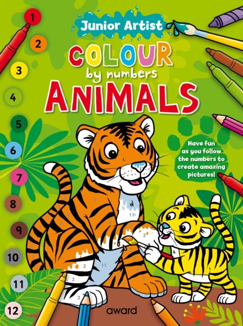 Junior Artist Colour By Numbers: Animals Angela Hewitt - Image 5