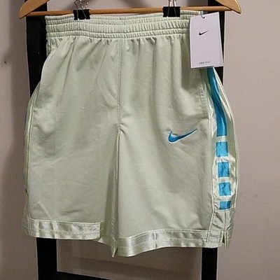 Nike Youth Light Green Dri-Fit Basketball Shorts Retails $40