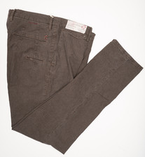 INCOTEX Houndstooth Taupe Dress Pants Cotton Fit Flat Front Slacks 34 EU 50 